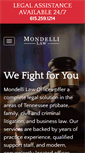 Mobile Screenshot of mondellilaw.com